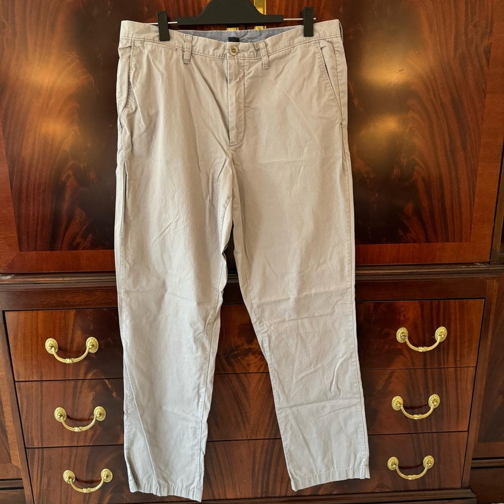 J.Crew Essex Classic Fit Chino Pants Khaki Mens 36x34